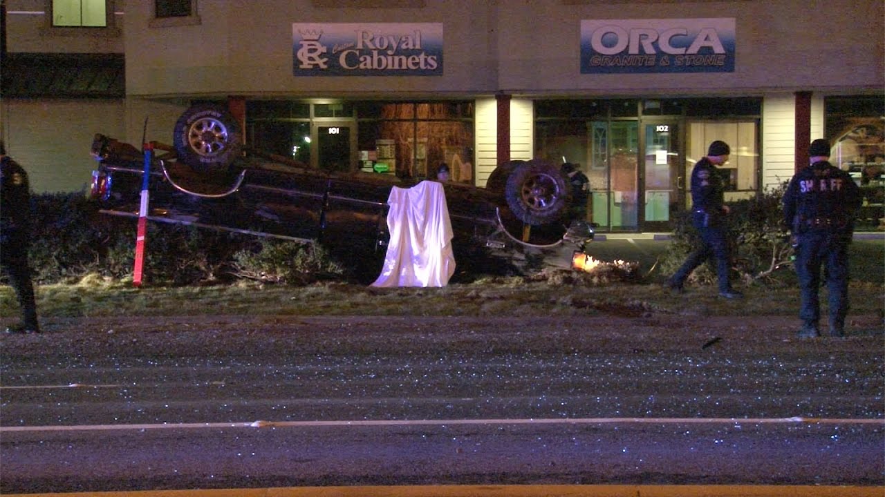 Rollover Accident 104th Street East & Canyon Rd Puyallup WA YouTube
