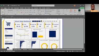 An interactive Microsoft Excel dashboard.