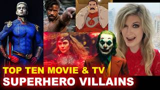 Top Ten Marvel DC Villains RANKED - Movies & TV - Joker, Homelander, Scarlet Witch, Killmonger
