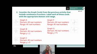 Integrated Math 1: 1.1.3B Recognizing Function Families (Day 2)