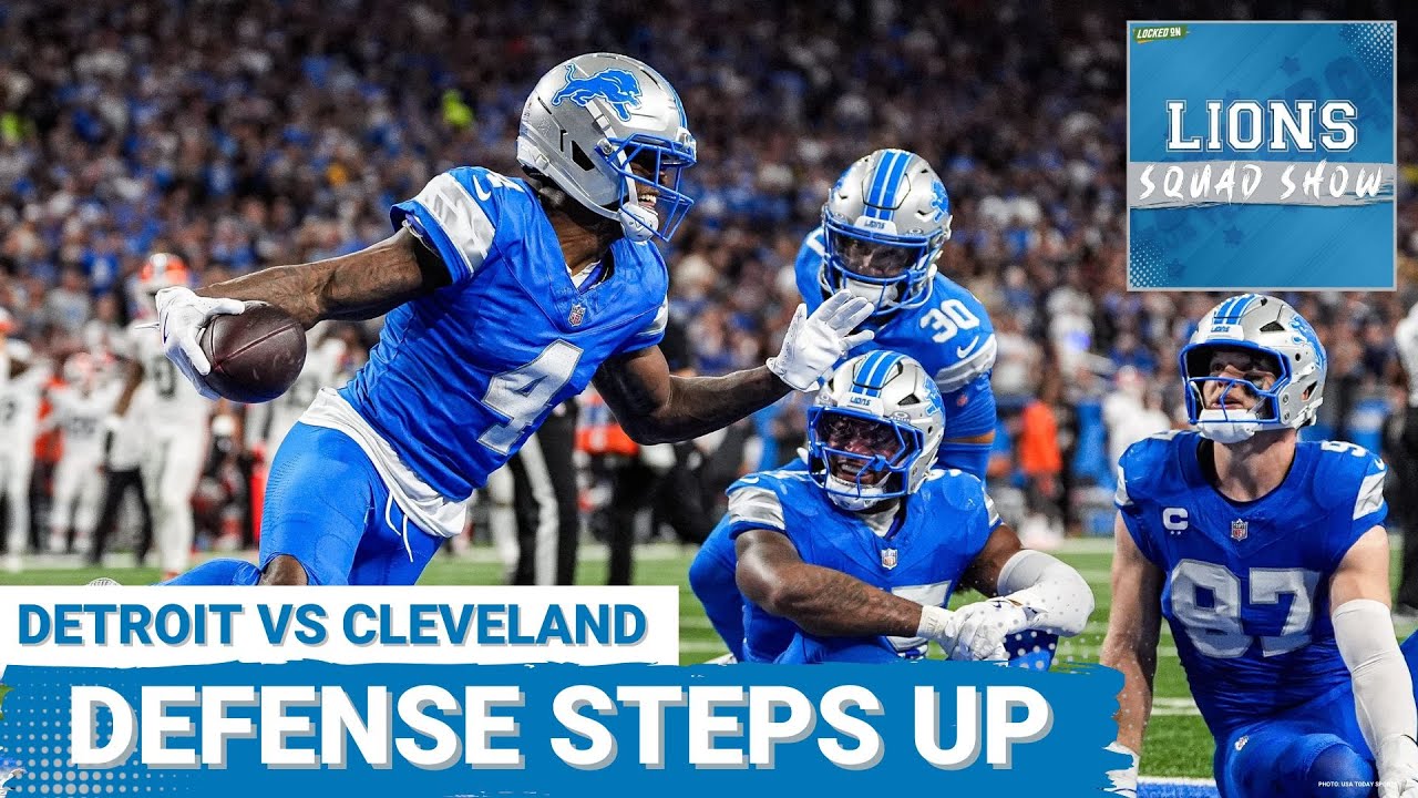 LIONS SQUAD SHOW: Detroit Lions vs Cleveland Browns | Postgame Show