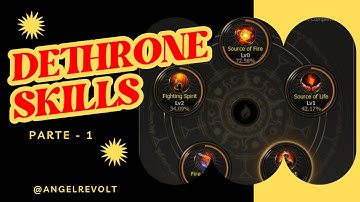Dethrone skills - explicação inicial e como upar Souce of Fire - #l2 #lineage2 #l2crohnos