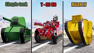 Tank Battles #1  Which is better?  Beamng drive