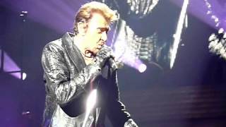 Johnny Hallyday a Amiens avec sa choriste Amy keys (i love you)