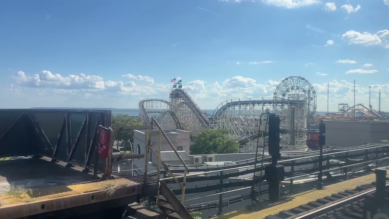 NYCT: R-46 (Q) train ride from Sheepshead Bay to Coney Island