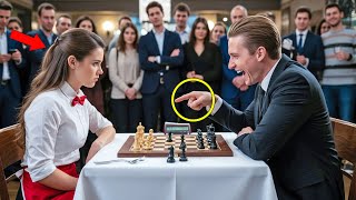 Billionaire Invites Waitress to Play Chess for Fun, Didn’t Know She Is GENIUS!