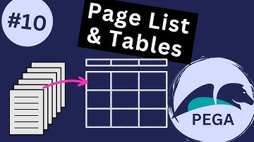Pega 8.7 Tutorial: Hotel Booking Application #10 - Page List & Tables