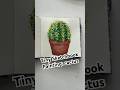 Tiny Sketchbook Painting: cactus
