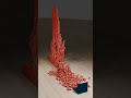 5000 blocks falling #blender3d simulation | #shorts #shortvideo #animation #3danimation #3d #asmr