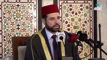 تلاوة واذان الجمعة - الشيخ معروف الشريف - ايات من سورة المائدة (54-64) اذان مقام الرست - 19-9-2025م 