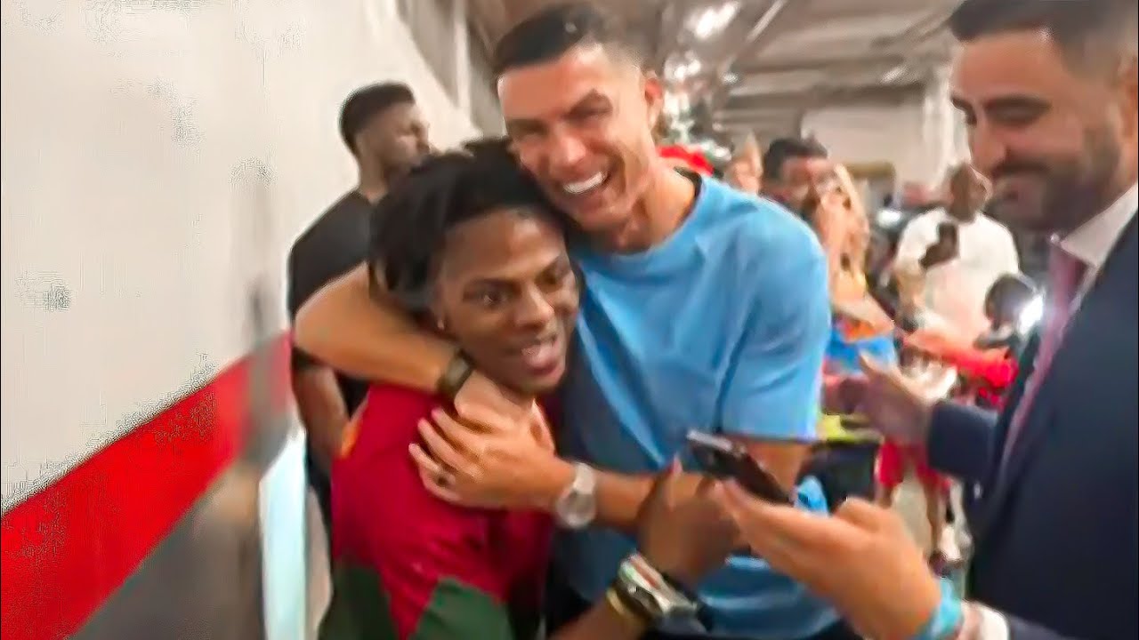 IShowSpeed finally meets Ronaldo