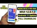 Redmi Note 9 Pro Max MIUI 12.0.1.0 Android 11 New Update | Redmi Note 9 Pro Max Android 11 Update