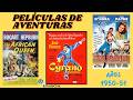 Películas de AVENTURAS. Años 1950-1951. Carteles. Posters.