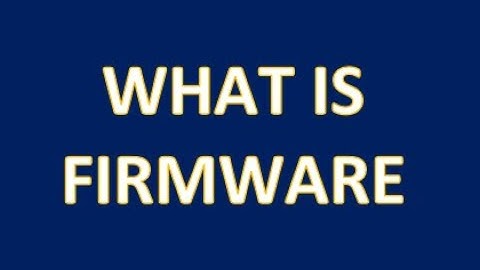 Firmware || Lecture 16 || 1st Year Computer Science || Mubarik Siddique