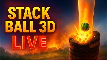 🔥 STACK BALL 3D LIVE 😍 | AmitXPlayZ | DAY 02 | Ultimate Smash Fun! 😇 ULTRA SPEED
