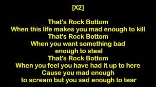 Eminem - Rock Bottom Lyrics