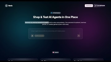 Novix: AI agent marketplace Hedera Hackathon Demo Video