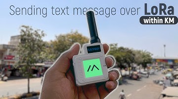 Chatting over KM without Internet via LoRa 🌎 | Meshtastic | Lilygo T-Echo