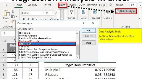 #regression  analysis in MS Excel like ABC in Just 4 Minutes