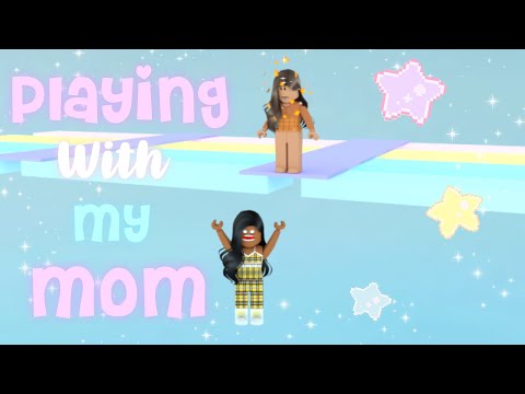 Playing Roblox With My Mom Must Watch Roblox Mega Easy Obby Youtube - the night shift beta mega update roblox