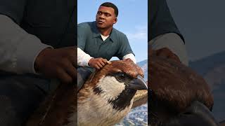 What Happens If Franklin Follows Michael Into Water? 🌊😱#gamingshorts #gtamyths