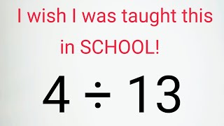 Divide by 13 in your head! An amazing mental math trick🤩