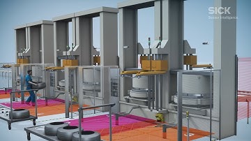 Safe tire curing solutions from SICK: For safe and more productive tire manufacturing