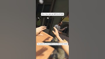 Pov: You are an NPC in GTA5 #gta5 #npc #pov #gaming #shorts