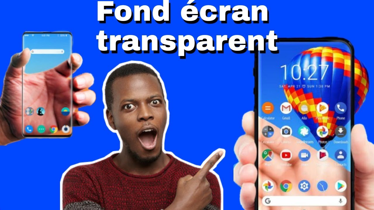 COMMENT AVOIR UN FOND D'ÉCRAN TRANSPARENT - YouTube