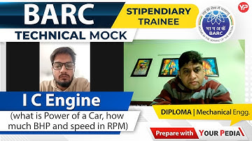 I C Engine Mock Interview for BARC Stipendiary Trainee | Interview Preparation with YourPedia