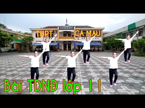 Video Bài thể dục nhịp điệu lớp 11 THPT Cà Mau/ Rhythm... - YouTube