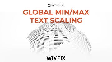 Global Text Scaling in Wix Studio | Wix Fix