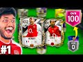 50 to 100 OVR My Favorite Squad Upgrade in FC MOBILE! New Series Arsenal to Glory (Episode 1)