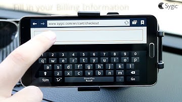 Video Guide - How to purchase Head-up display for Sygic Navigation