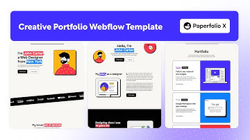 Creative Design Portfolio Website Template | Paperfolio X - BRIX Templates