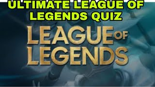 ULTIMATE LEAGUE OF LEGENDS QUIZ ANSWERS SCORE 100%- GANHE ROBUX GRÁTIS 2022.