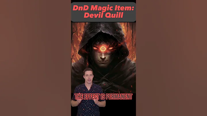 DnD Magic Item: Devil Quill #dungeonsanddragons #pathfinder #dnd5e #magicitems #tabletopgaming