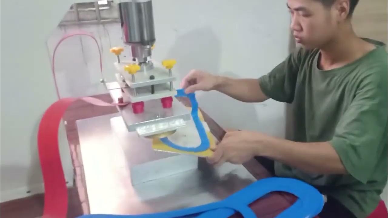 Dust bag high frequency welding machine. - YouTube