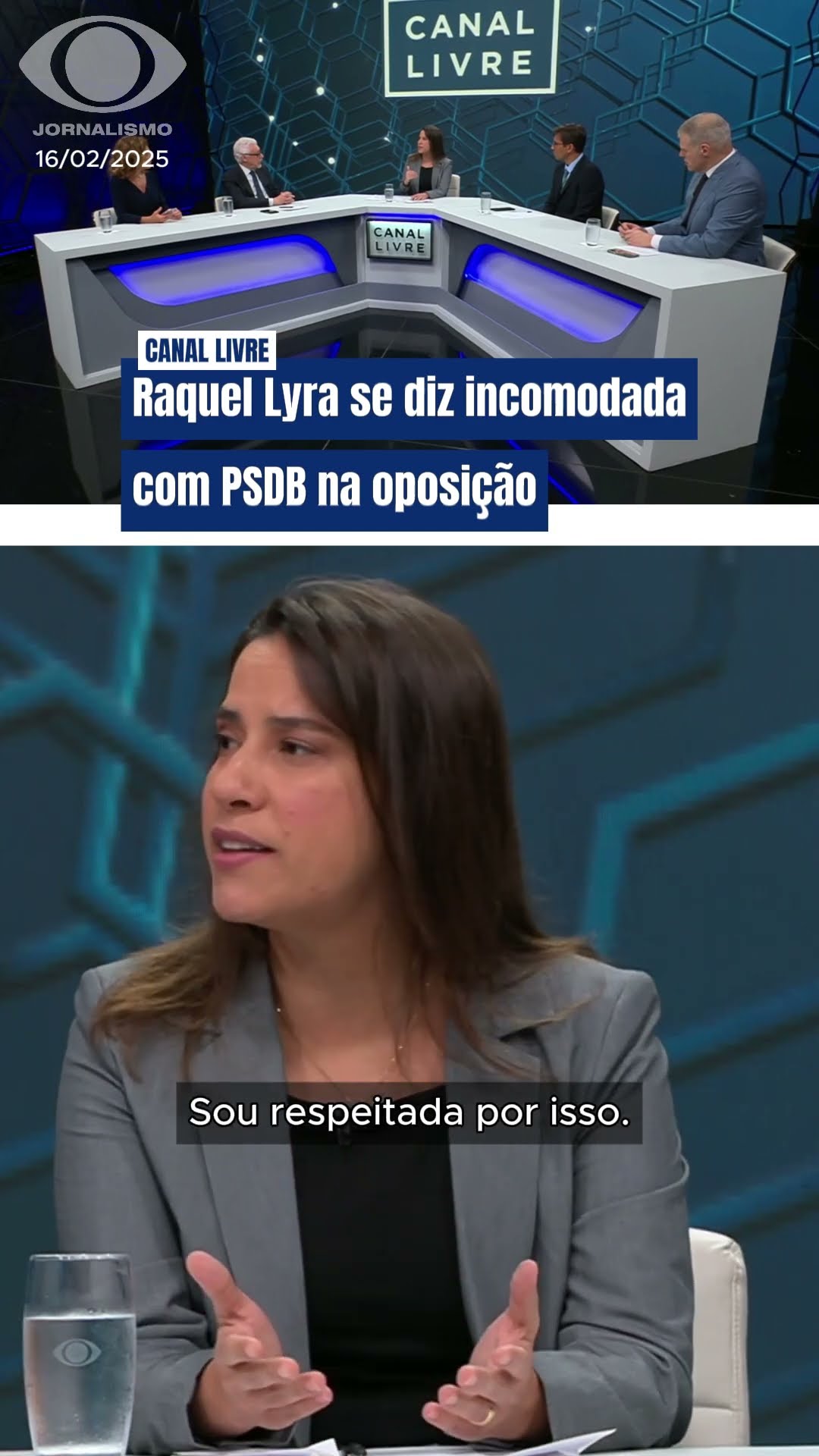 Raquel Lyra critica PSDB por oposição a Lula, “sem ter projeto para adiante” #shorts