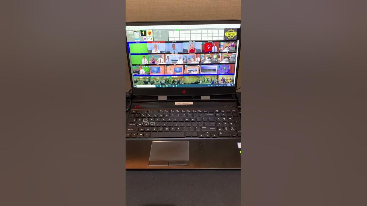 Panasonic Tecnopoint Teleprompter Studio Robotics System featuring