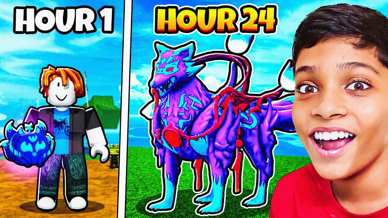 I Mastered Kitsune Fruit in BLOX FRUITS in 24 Hours
