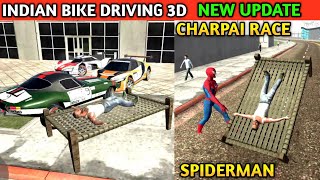 CHARPAI RACE NEW UPDATE SPIDERMAN | Funny Gameplay Indian Bikes Driving 3d 🤣🤣 screenshot 2
