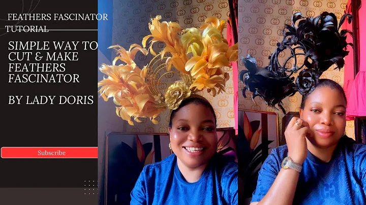 HOW TO MAKE FEATHERS FASCINATOR