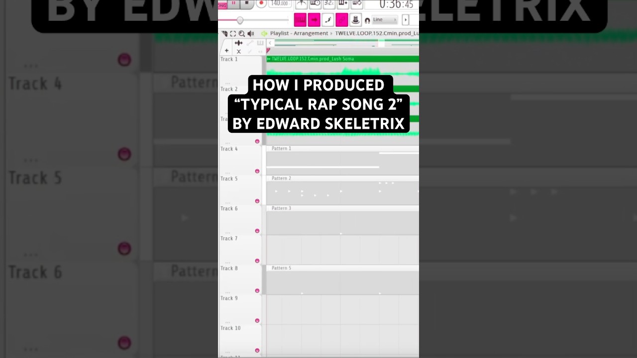How I produced “Typical Rap Song 2” by Edward Skeletrix 