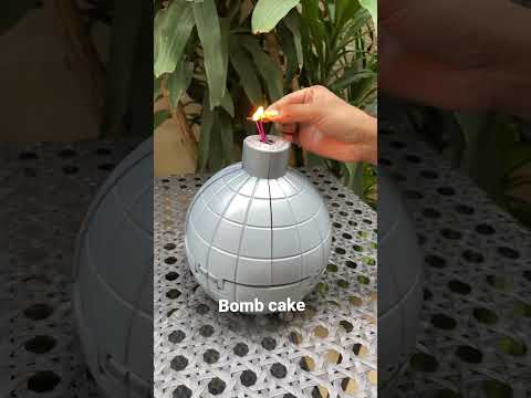 Bomb cake | Surprise cake | Fondant Cakes #shorts