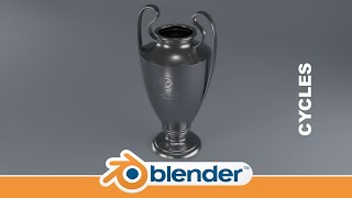Making the UEFA Champions League Trophy in Blender 2.8 screenshot 4