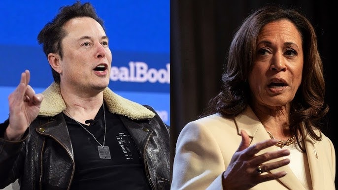 Elon Musk labels US Vice President Kamala Harris as an 'extinctionist' - YouTube