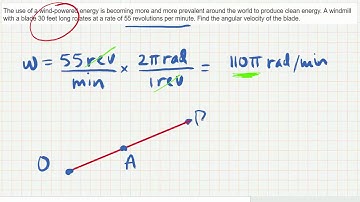 Angular Velocity of a Spinning Blade