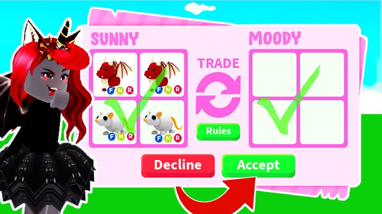 I Secretly Went On Sunny S Account And Traded Myself Legendary - sanna roblox avatar now