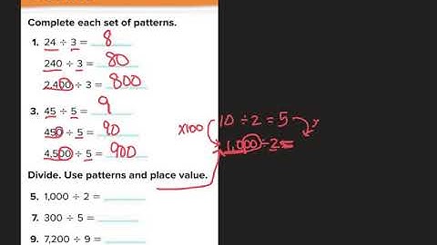 Gr4 6-1 Divide Multiples of 10, 100, and 1,000
